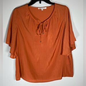 Rose & Olive Women's Rust Blouse